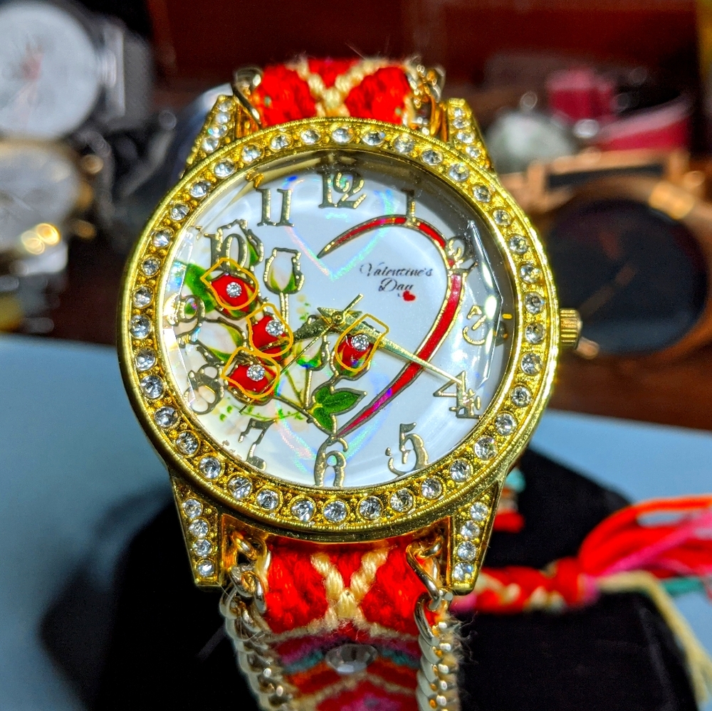 Kitschy watch just in time for Valentine's Day!